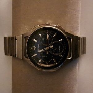 Bulova Curv Blue Men's Watch - 96A205 originally $1150